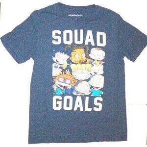 Nickelodeon 2016 Rugrats Squad Goals Blue T-Shirt Small